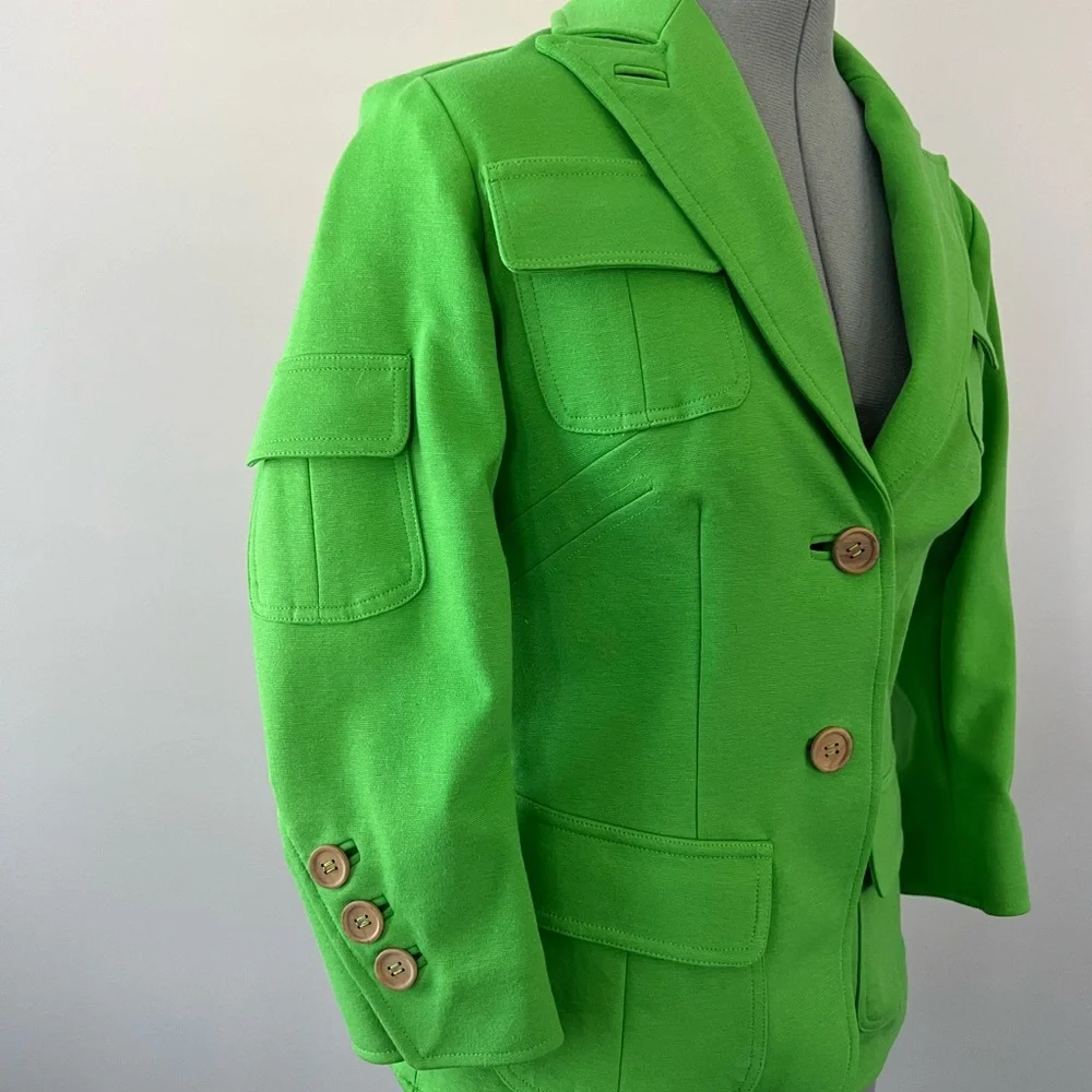 Diane Von Furstenberg Green Women's Blazer - Picture 5 of 8